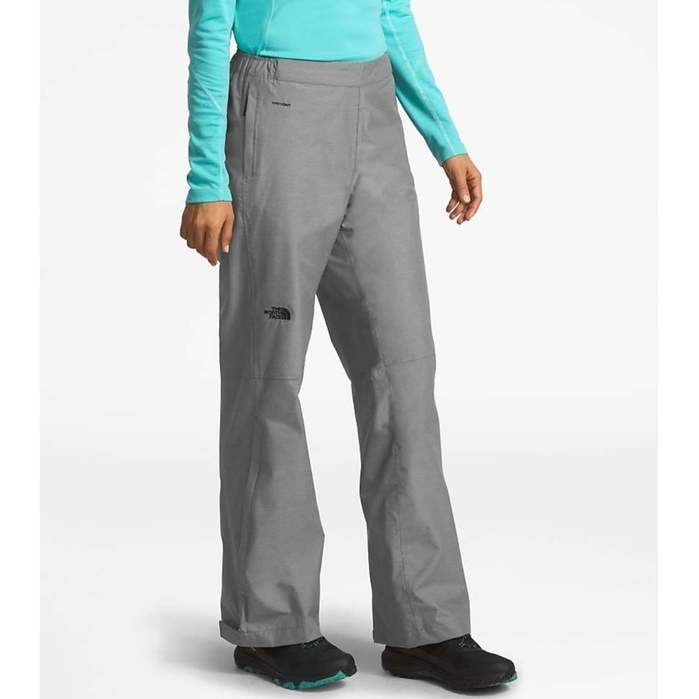 The North Face Women's Venture 2 Half Zip Pant Gray Waterproof Size XL